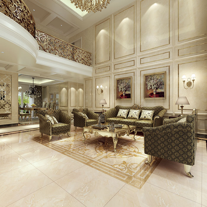 pg电子游戏瓷砖客厅KYPKYP8069效果图