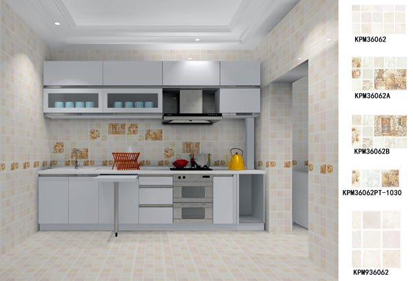 陶瓷一线品牌pg电子游戏瓷砖厨房效果图