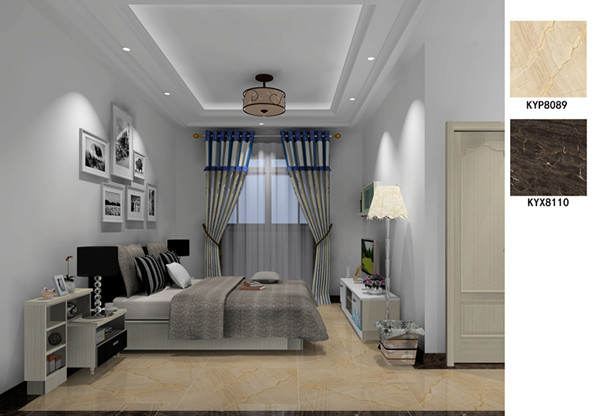 pg电子游戏瓷砖应用效果：：佛山季园和府115方现代气概户型装修效果鉴赏