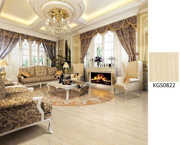 陶瓷一线品牌pg电子游戏瓷砖美式客厅效果图