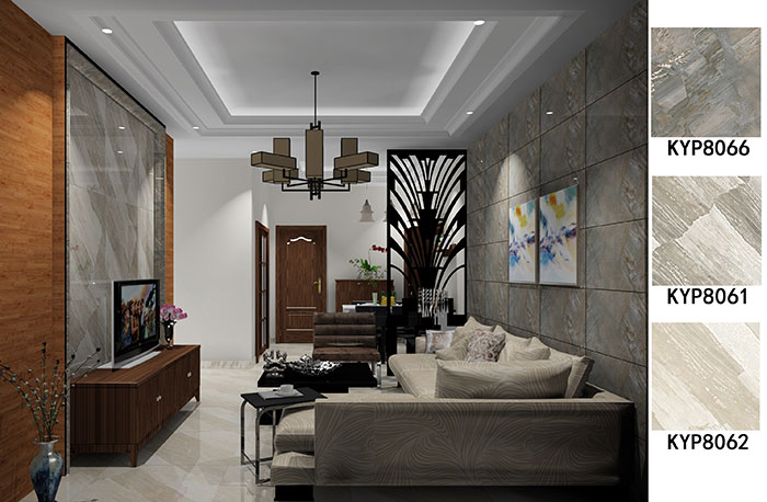 陶瓷一线品牌pg电子游戏瓷砖现代气概装修效果图