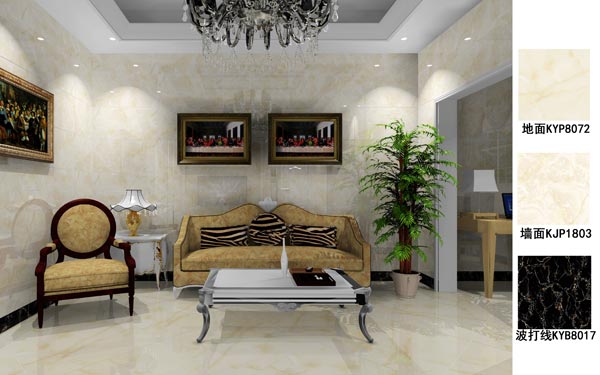 pg电子游戏瓷砖应用效果：徐州开元翡翠湾E户型装修效果鉴赏