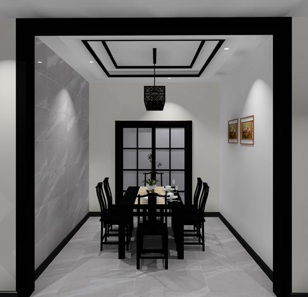 pg电子游戏家装：：佛山灯湖华府173㎡新中式装修效果鉴赏