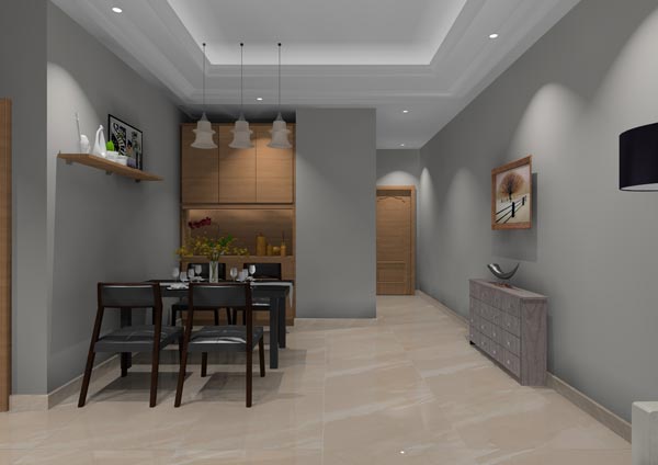 pg电子游戏家装：：：佛山灯湖华府90㎡现代简约装修效果鉴赏