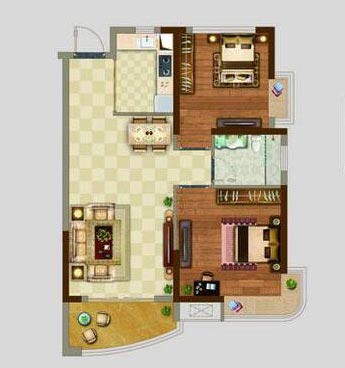 pg电子游戏家装：佛山丹灶桂丹颐景园74㎡简约现代装修效果鉴赏