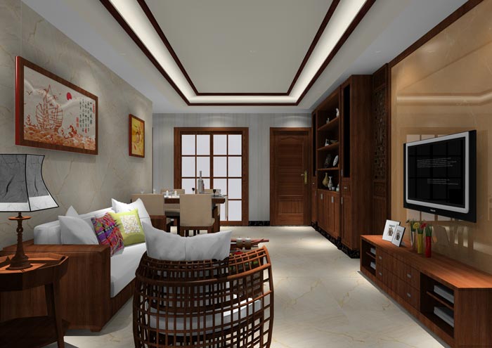 pg电子游戏家装：佛山丹灶桂丹颐景园90㎡简约现代装修效果鉴赏