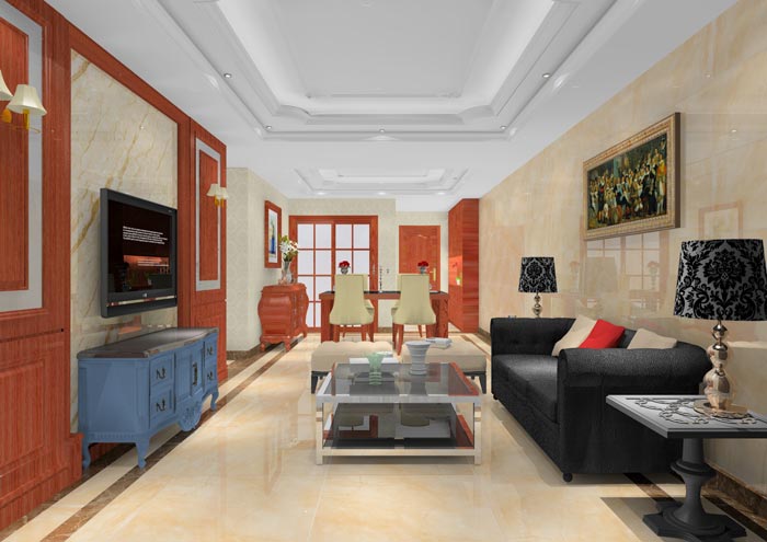 pg电子游戏家装：顺德碧桂园桂澜山101㎡的新中式气概装修鉴赏