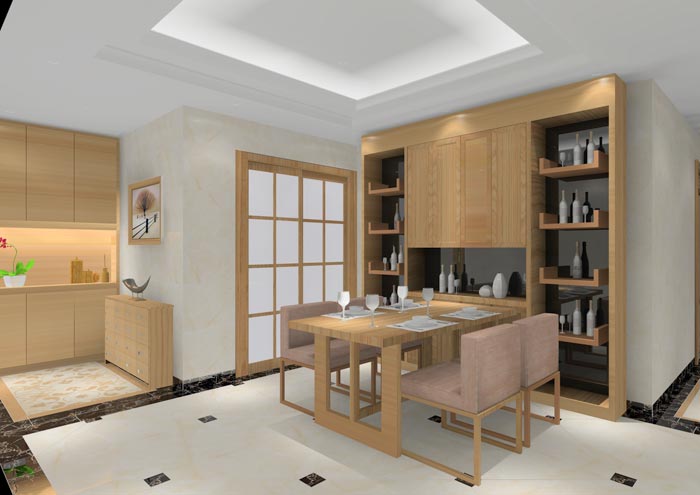 pg电子游戏家装：顺德碧桂园桂澜山108㎡的新中式气概装修鉴赏