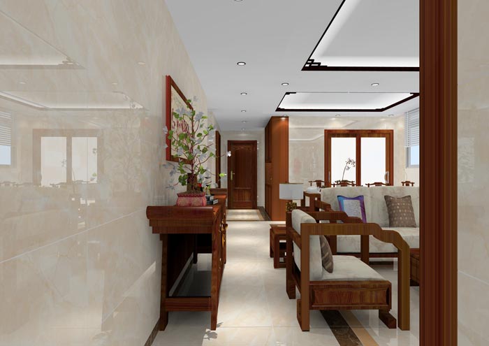 pg电子游戏家装：：佛山龙湖春江名城120㎡的中式气概装修鉴赏