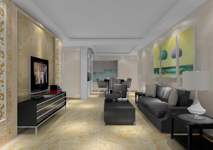 pg电子游戏家装：：：佛山佛山容桂颐澳花园100㎡的现代气概装修鉴赏