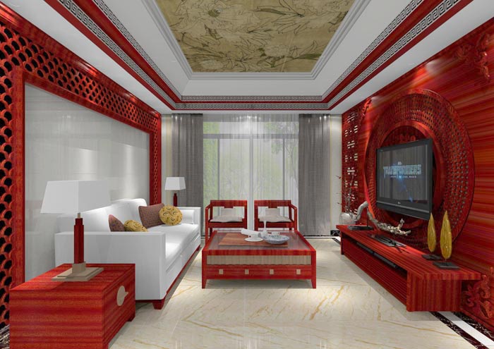 pg电子游戏家装：：：佛山佛山容桂颐澳花园112㎡的中式气概装修鉴赏