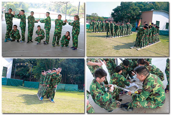 2017年，pg电子游戏“虎狼道”户外拓展训练圆满竣事