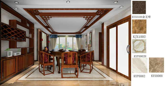 pg电子游戏家装：：佛山禅城怡翠晋盛花园133㎡的中式气概装修鉴赏