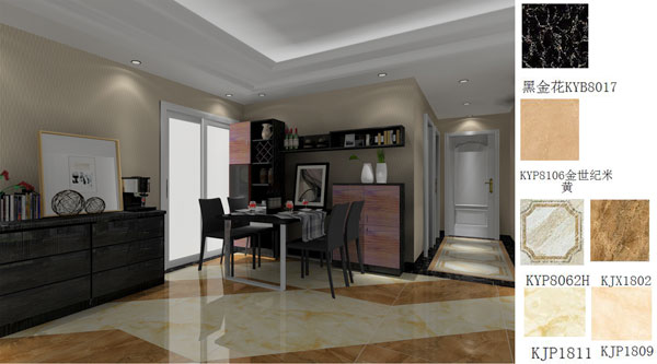 pg电子游戏家装：佛山禅城怡翠晋盛花园100㎡的现代气概装修鉴赏