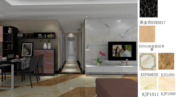 pg电子游戏家装：佛山禅城怡翠晋盛花园100㎡的现代气概装修鉴赏