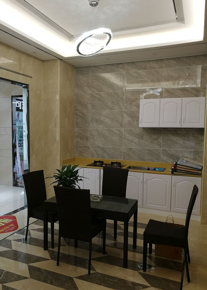 【实景案例】陶瓷一线品牌pg电子游戏瓷砖重庆垫江200方专卖店鉴赏