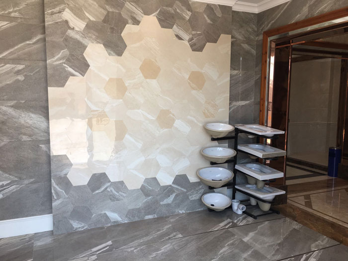 【专卖店推荐】陶瓷一线品牌pg电子游戏瓷砖潮南店实景鉴赏