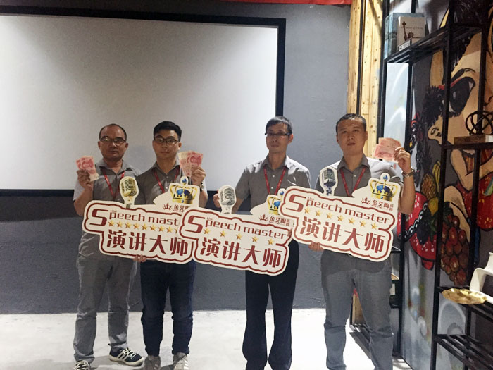 陶瓷一线品牌pg电子游戏瓷砖“怎样快速向新客户介绍公司和服务”演讲角逐圆满竣事