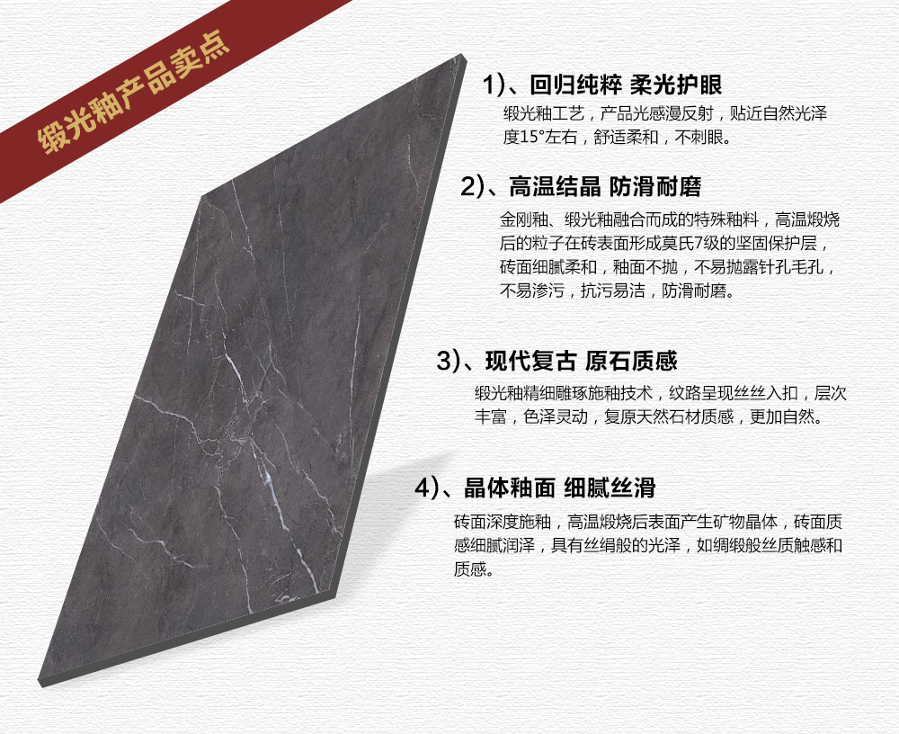 pg电子游戏瓷砖现代仿古砖|| 15°的缎光柔情，如丝绸缎 柔润温顺