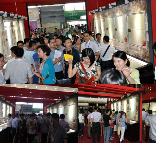 pg电子游戏首创微晶瓷片展示区人群火爆