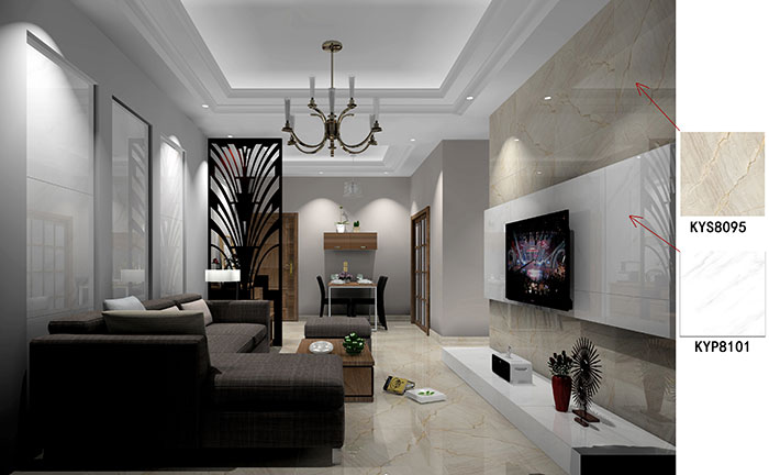 大沥碧桂园·华府装修案例客餐厅效果图