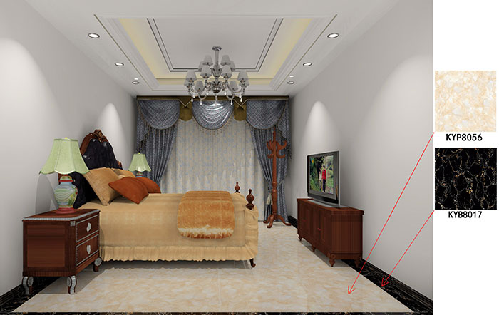 大沥碧桂园·华府装修案例卧室效果图