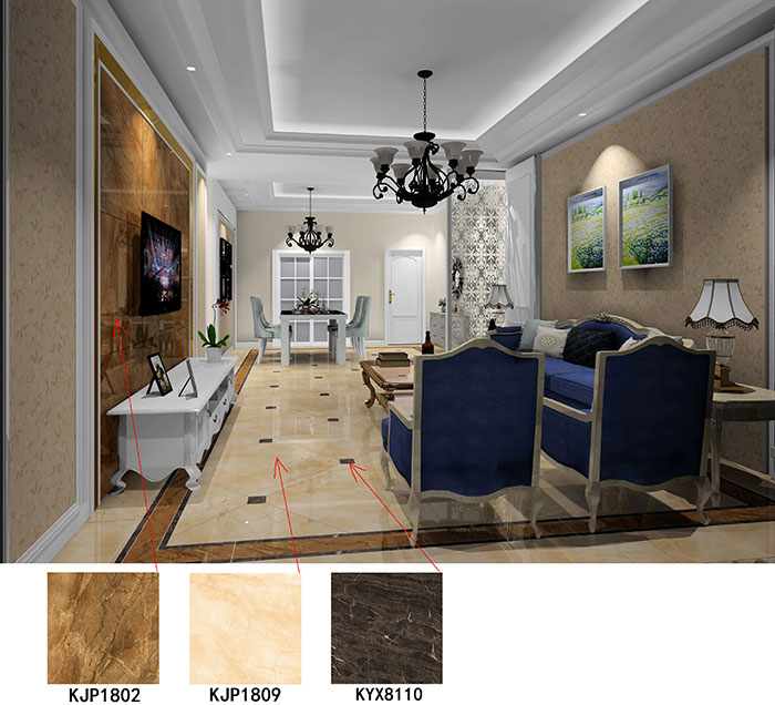 大沥碧桂园·华府装修案例客餐厅效果图