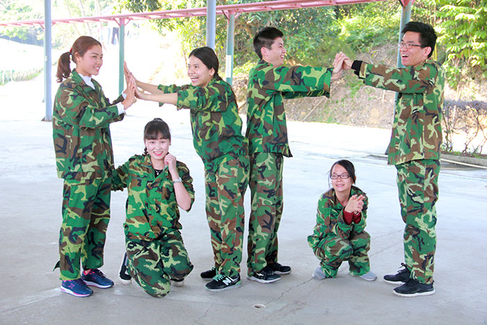 2017年2月13-15日，，pg电子游戏“虎狼道”户外拓展训练圆满竣事