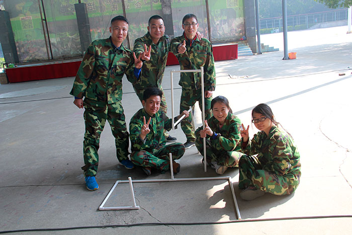 2017年2月13-15日，，pg电子游戏“虎狼道”户外拓展训练圆满竣事