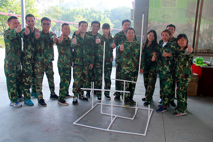 2017年2月13-15日，，pg电子游戏“虎狼道”户外拓展训练圆满竣事