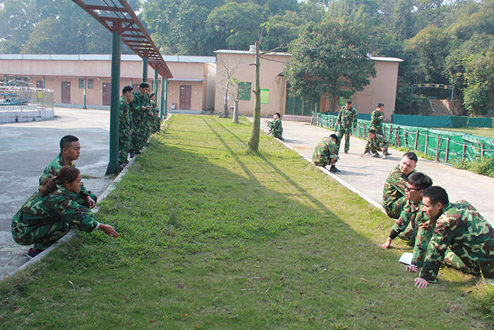 2017年2月13-15日，，pg电子游戏“虎狼道”户外拓展训练圆满竣事