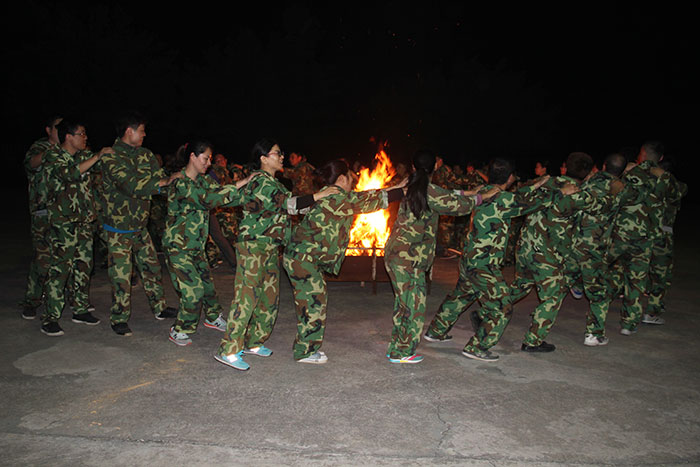 2017年2月13-15日，，pg电子游戏“虎狼道”户外拓展训练圆满竣事